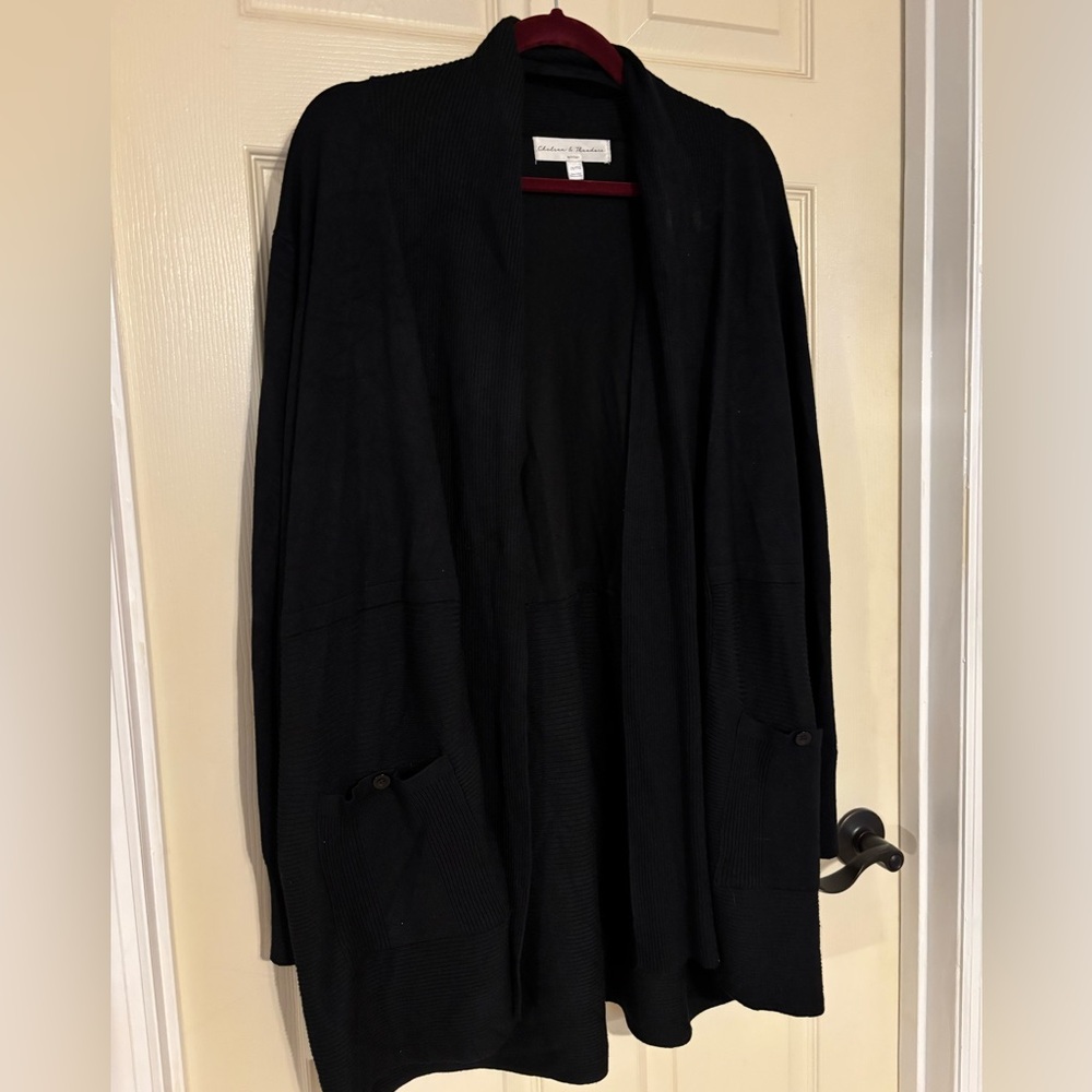 Chelsea & Theodore Black Cardigan